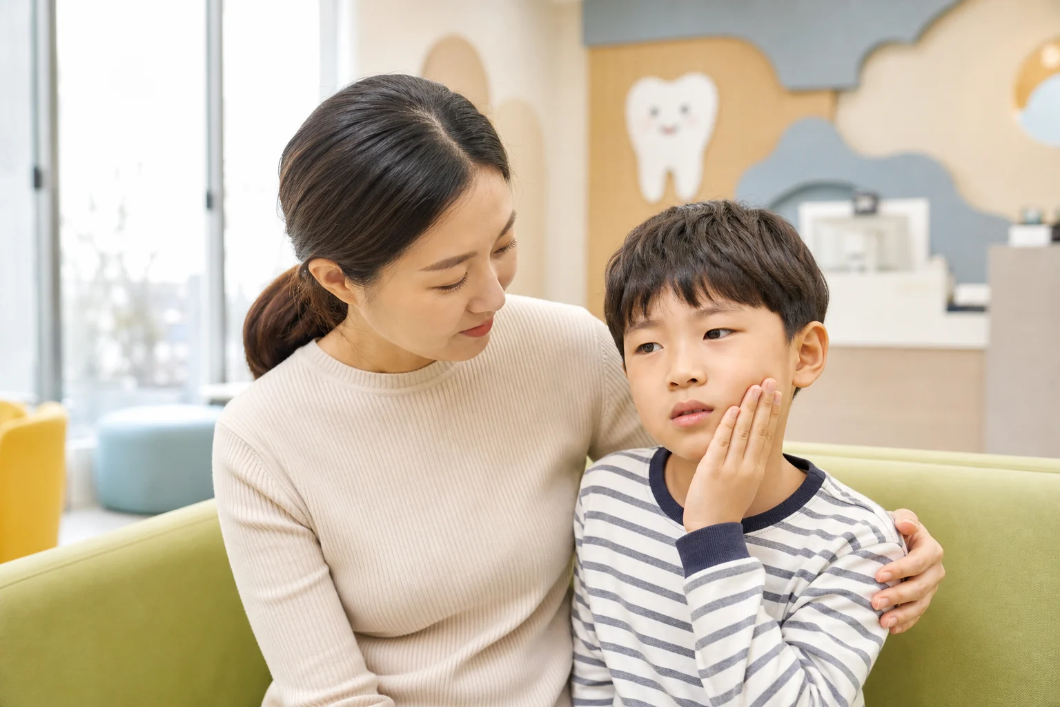 어린이 어금니 통증 검사와 관리 안내